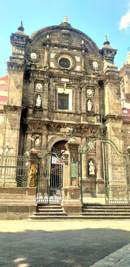 Hostal Azul Puebla Centro Historico Zewnętrze zdjęcie