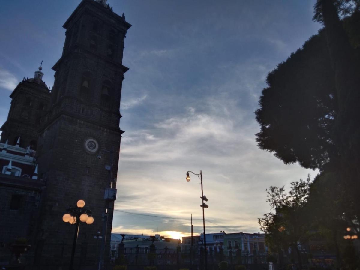 Hostal Azul Puebla Centro Historico Zewnętrze zdjęcie