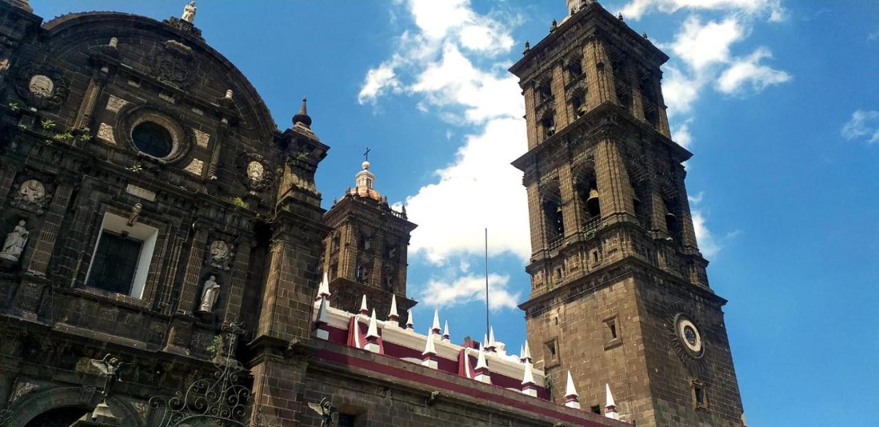 Hostal Azul Puebla Centro Historico Zewnętrze zdjęcie
