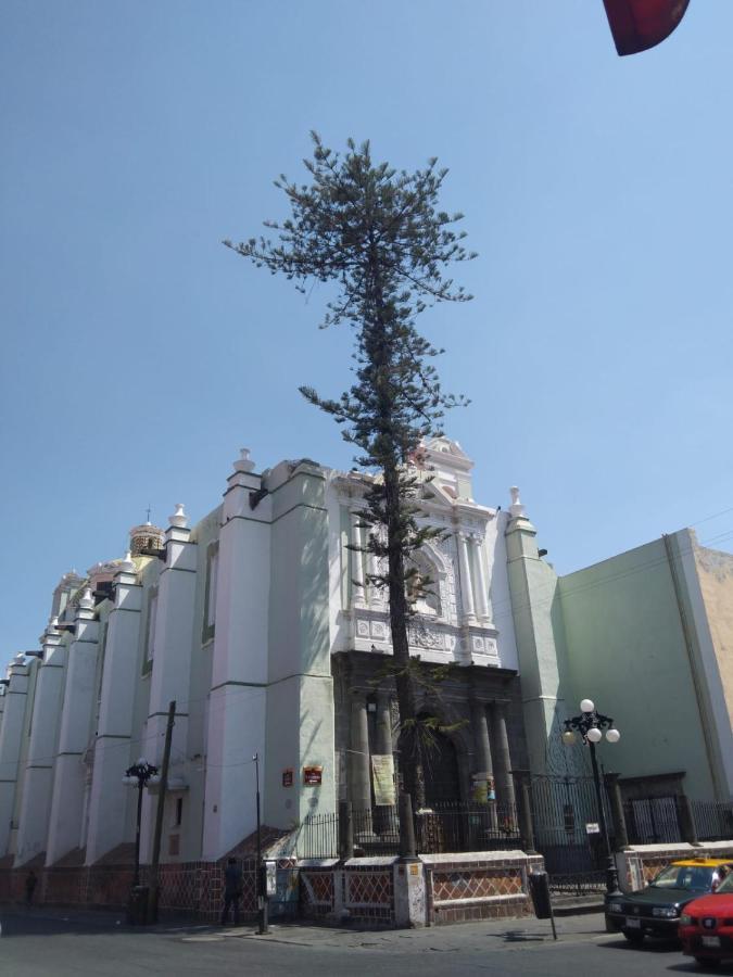 Hostal Azul Puebla Centro Historico Zewnętrze zdjęcie
